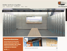 Tablet Screenshot of diekletterhalle.ch